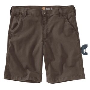 Carhartt Men's Rugged Flex Relaxed Fit Canvas Work Shorts, Tarmac Brown, Size 48
